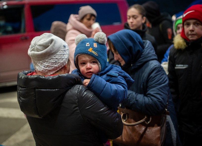 Uchodźcy z Ukrainy /PETER LAZAR / AFP /AFP