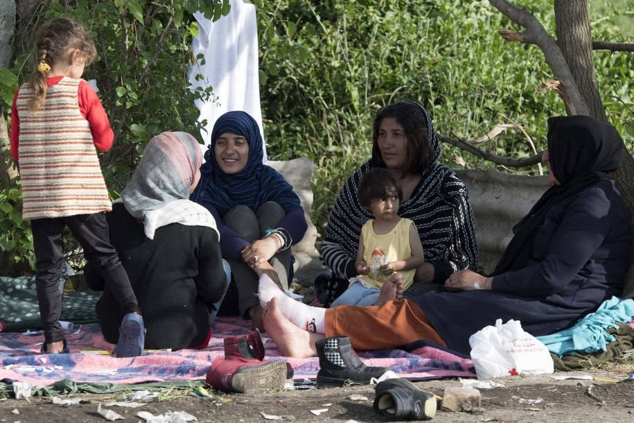 Uchodźcy /Srdjan Ilic/Pixsell/PA /PAP/EPA