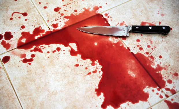 Uchodzili za zgodną parę. Otworzył drzwi policji, nóż leżał w kałuży krwi