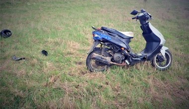 Ucieczka przed policją na skuterze. To nigdy nie jest dobry pomysł