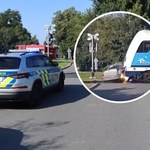 Uciekał przed policją i wjechał pod pociąg. Nieoczekiwany finał pościgu