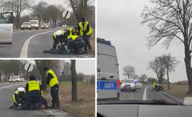 Uciekał przed policją. Zobacz nagranie z interwencji