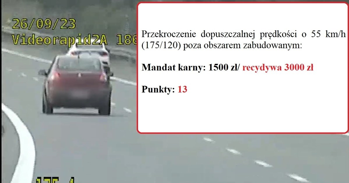 Uciekinier za nic miał jakiekolwiek przepisy /Policja