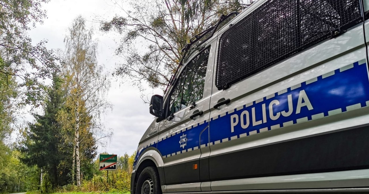 Uczeń podstawówki woził matkę samochodem Fot. Policja Hajnówka /