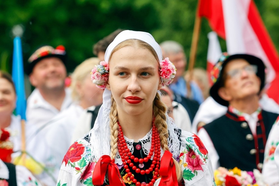 Uczestnicy 370. pieszej Pielgrzymki Łowickiej na Jasnej Górze w Częstochowie /Waldemar Deska /PAP