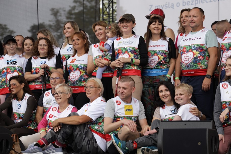 Uczestnicy Biegu po Nowe Życie /Mikołaj Poruszek /RMF FM