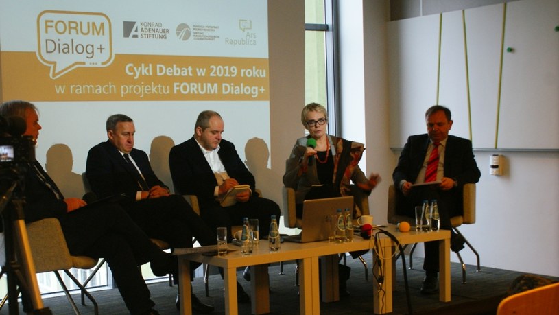 Uczestnicy debaty „Bezpieczne sąsiedztwo - Europa wobec Rosji i Ukrainy" /INTERIA.PL
