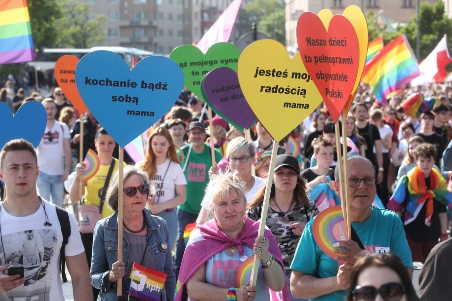 Uczestnicy Marszu Równości w Krakowie //Łukasz Gągulski /PAP