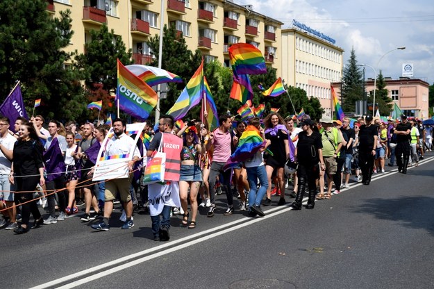 Uczestnicy Marszu Równości w Rzeszowie / 	Darek Delmanowicz    /PAP