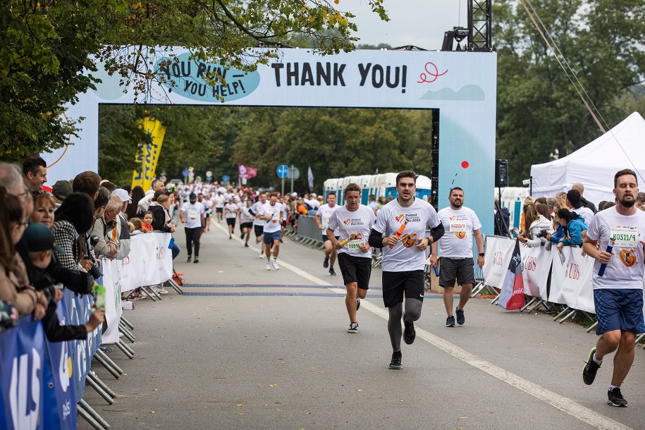 Uczestnicy na trasie Poland Business Run /Materiały prasowe