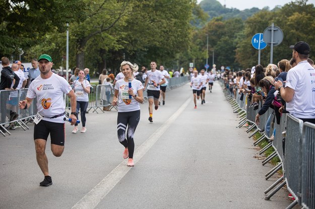 Uczestnicy na trasie Poland Business Run /Materiały prasowe