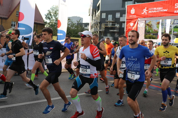 Uczestnicy PKO Silesia Marathon /Józef Polewka /RMF FM
