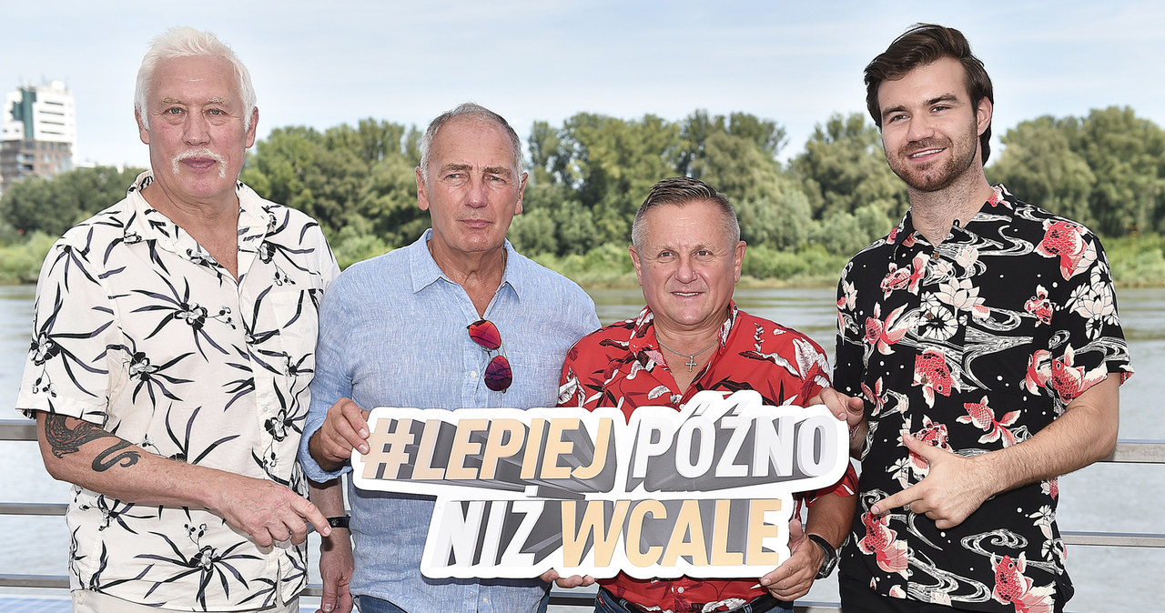 Uczestnicy programu "Lepiej późno niż wcale" /AKPA