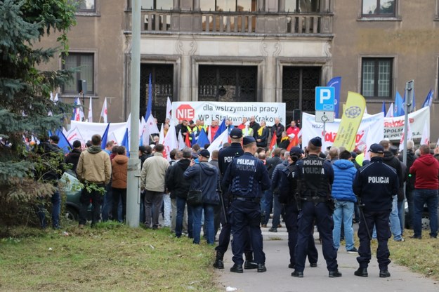 Uczestnicy protestu /Józef Polewka /RMF FM