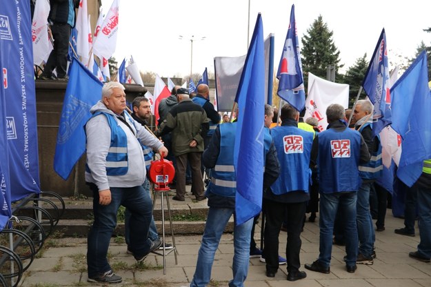 Uczestnicy protestu /Józef Polewka /RMF FM