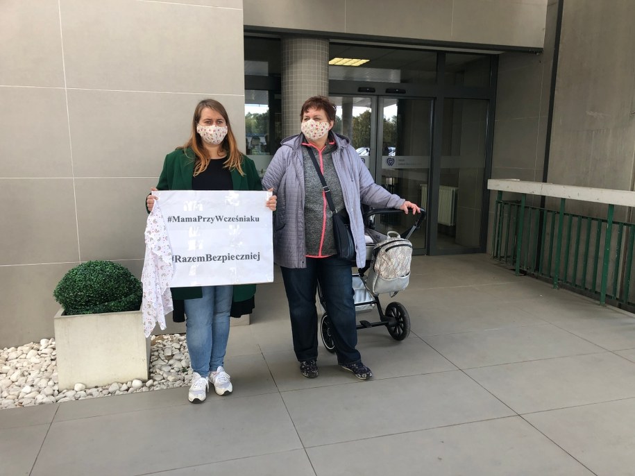 Uczestnicy protestu /Magdalena Grajnert /RMF FM