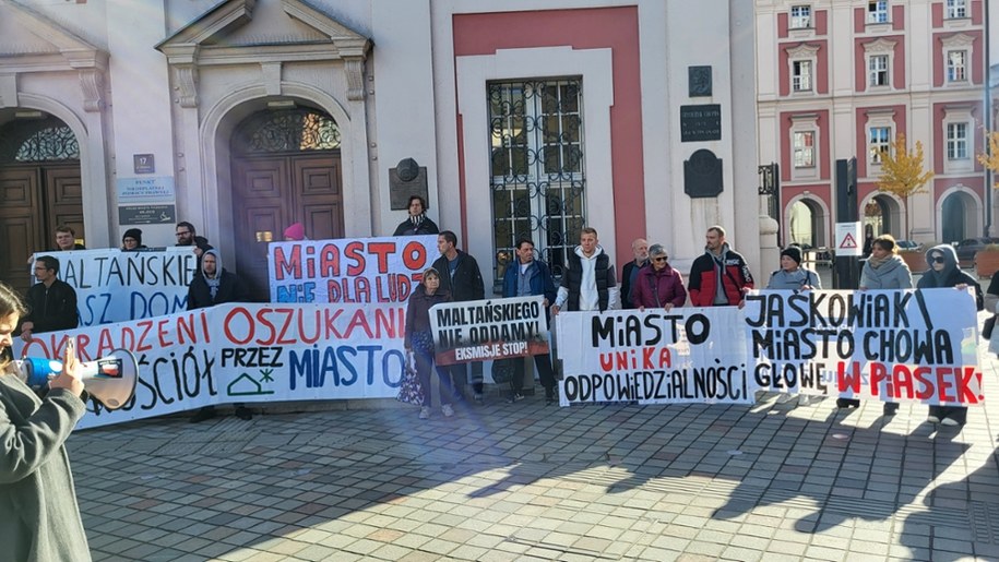Uczestnicy protestu /Beniamin Piłat /RMF FM