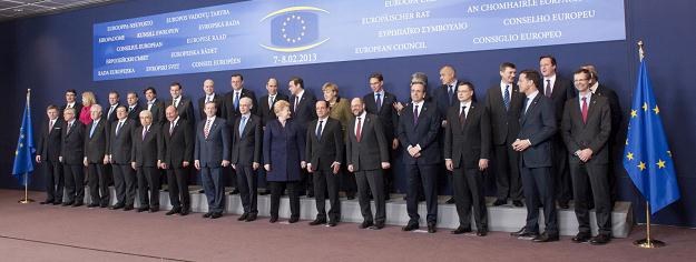 Uczestnicy szczytu Unii Europejskiej w Brukseli /PAP