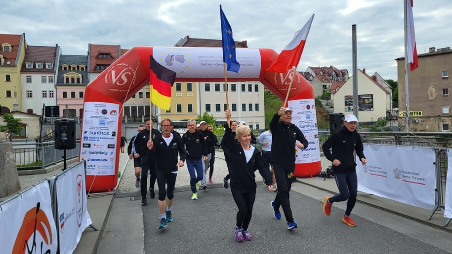 Uczestnicy sztafety /Beniamin Kubiak-Piłat /RMF FM