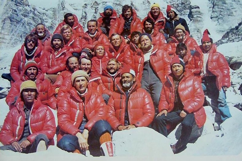 Uczestnicy wyprawy na Mount Everest z 1980 roku /Wikimedia Commons /materiały prasowe