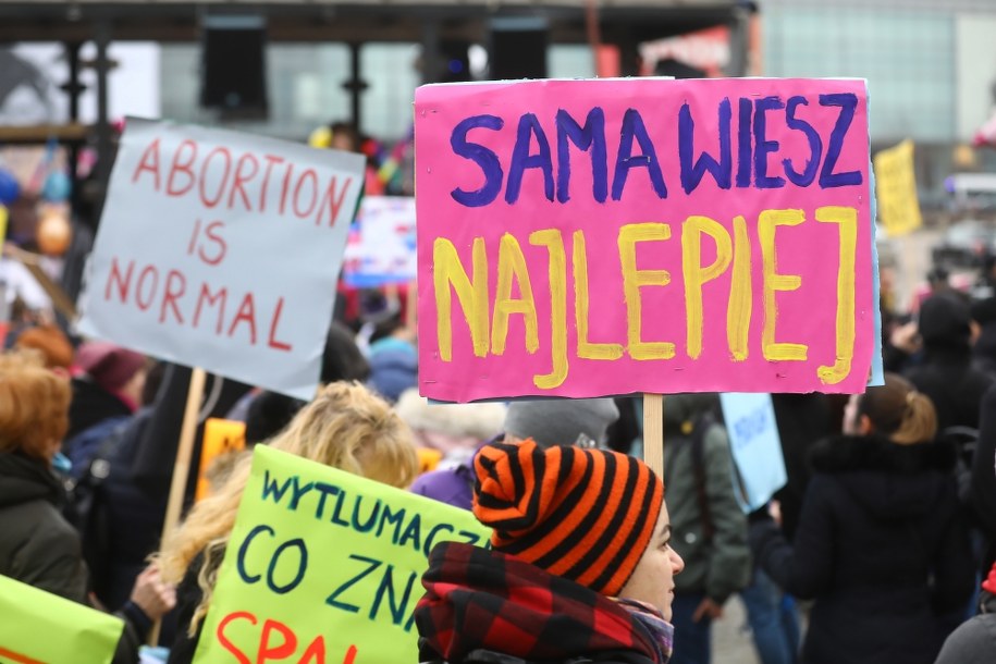 Uczestnicy XX warszawskiej Manify /Rafał Guz /PAP