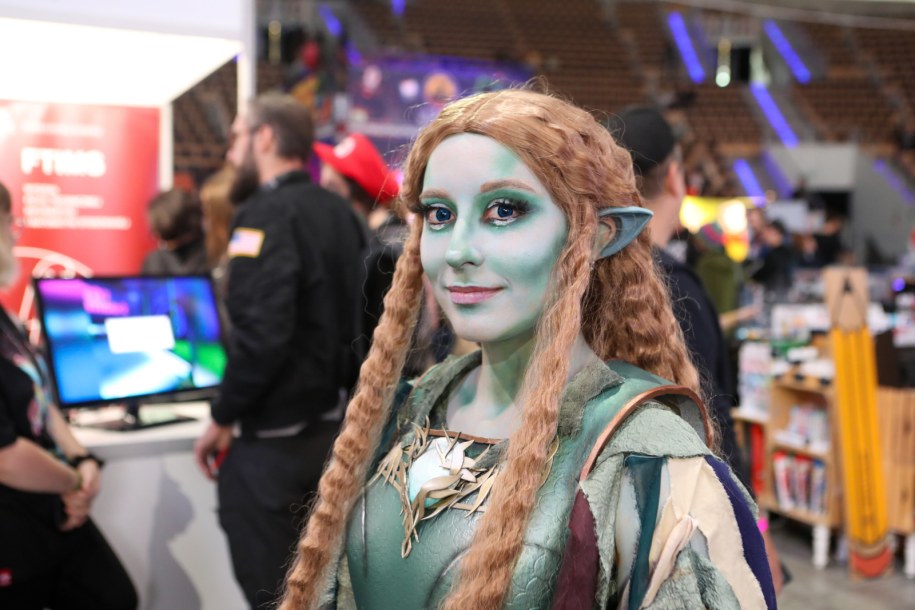 Uczestniczka 33. Międzynarodowego Festiwalu Komiksu i Gier w Łodzi /Roman Zawistowski /PAP