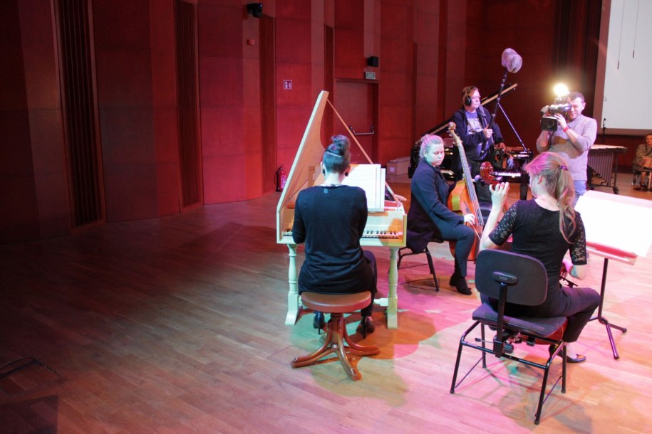 Uczniowie Akademii Muzycznej zaprezentowali kupione instrumenty /Agnieszka  Wyderka /RMF FM