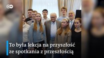 Uczniowie spotykają się z ocalałym z Holokaustu