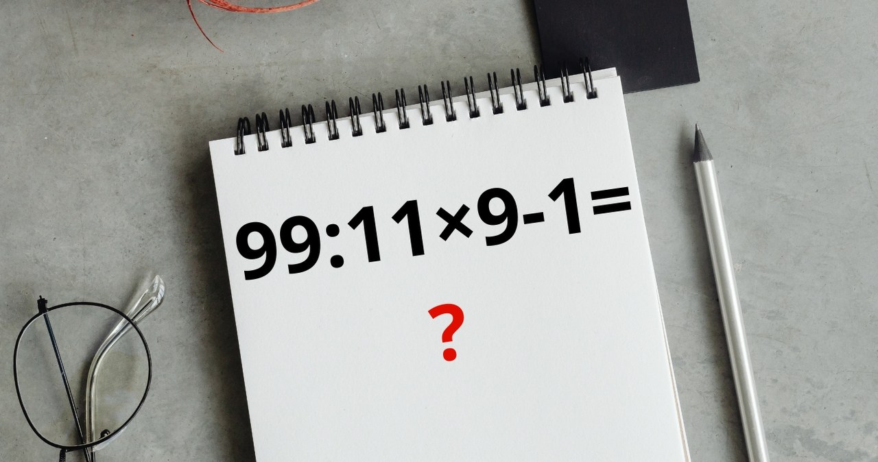 Uda ci się obliczyć tę zagadkę matematyczną? Tylko niektórzy potrafią podać właściwy wynik /Canva Pro /Canva Pro