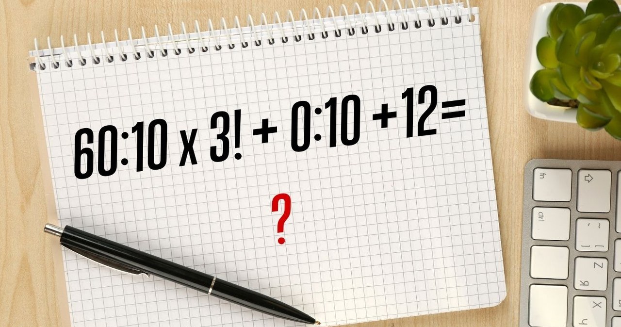 Uda ci się rozwiązać tę zagadkę matematyczną? Dwa razy się zastanów przed podaniem wyniku /Canva Pro /Canva Pro