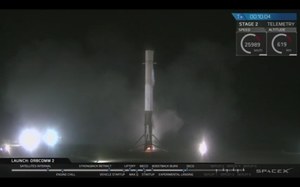 Udany lot rakiety Falcon 9