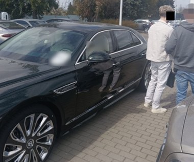 Udawał dyrektora, by zdobyć luksusowego Bentleya. Przekręt 23-latka
