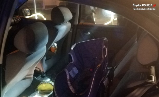 Uderzył w radiowóz, porzucił auto z 3-latkiem. W czasie zatrzymania był agresywny
