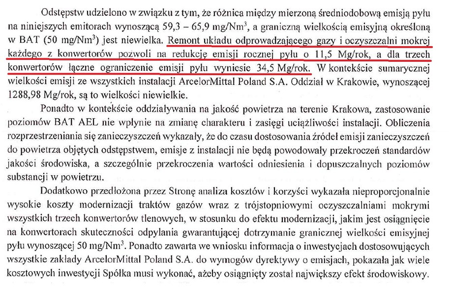 Udostępniony fragment dokumentu /Zrzut ekranu