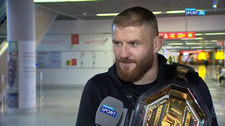 UFC. Błachowicz po powrocie do Polski: Wzruszyłem się, gdy zobaczyłem tylu kibiców (POLSAT SPORT). Wideo 