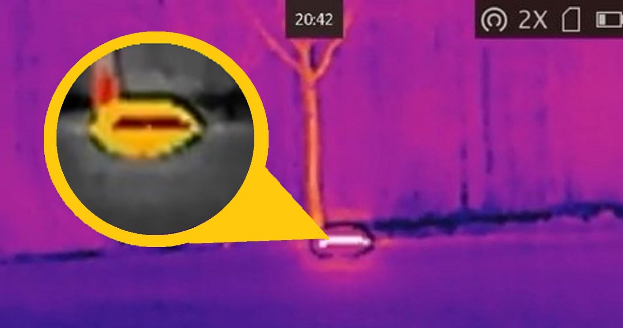 UFO miało kształt dysku o średnicy ok. 3 metrów. Myśliwi zauważyli je dzięki kamerze termowizji - nie było widoczne gołym okiem / zdjęcie: Fundacja Nautilus /domena publiczna