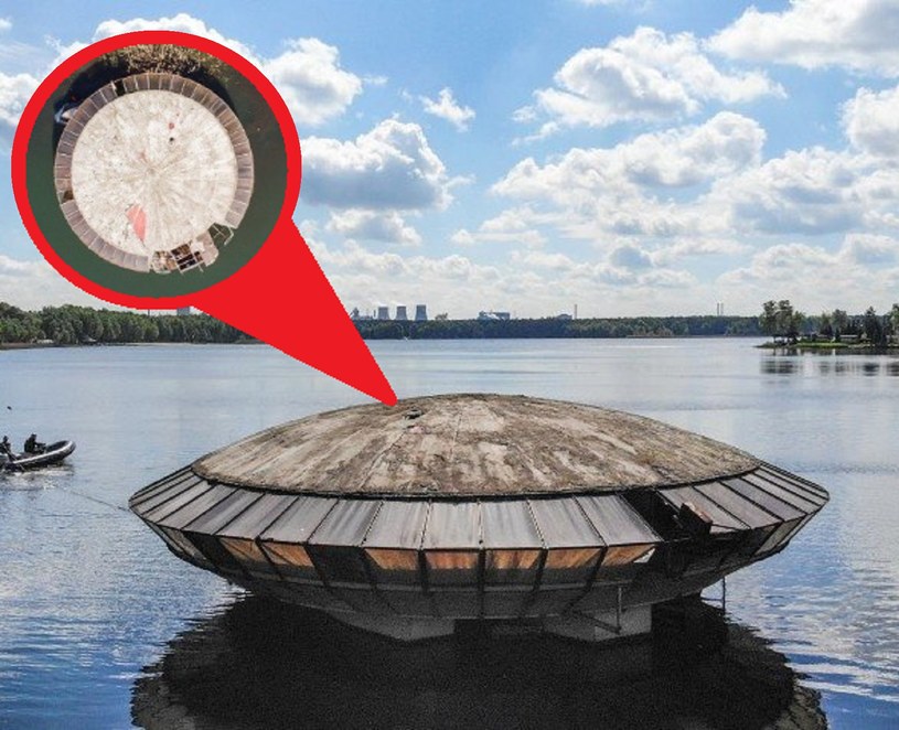 UFO na jeziorze Pogoria I w Dąbrowie Górniczej to prawdziwa perełka z czasów PRL-u /materiały prasowe
