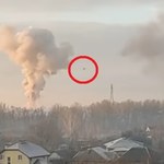 UFO nad walczącą Ukrainą?! Niezwykły obiekt w kształcie dysku nad lotniskiem!