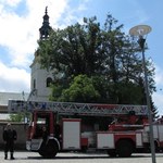 Ugaszono pożar kościoła w Kłobucku