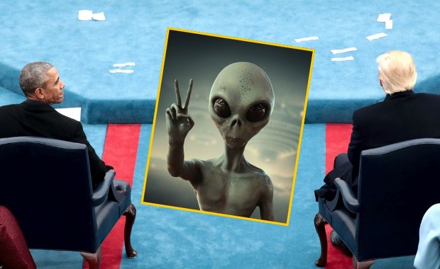 Ujawnił informacje niejawne? Trump oskarża Obamę ws. słów o kosmitach