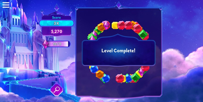 Ukończenie poziomu gry online za darmo Microsoft Jewels