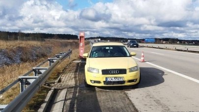 Ukradł paliwo na stacji, ale pomylił dystrybutory. Zatrzymano go na autostradzie
