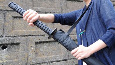 Ukradł samurajski miecz i chciał napaść na biuro prezydenta Tajwanu