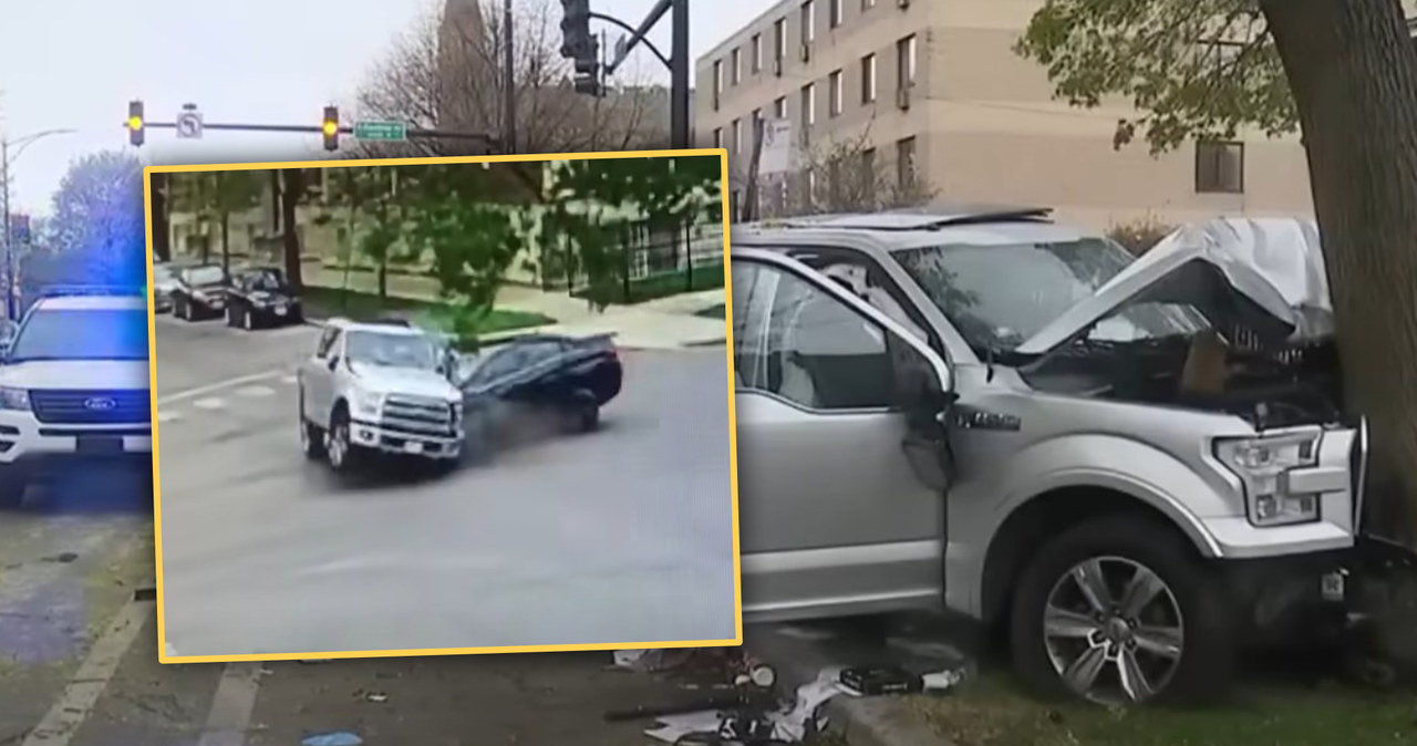 Ukradli auto i doprowadzili tragicznego wypadku/YouTube FOX 32 Chicago/Zrzut Ekranu /