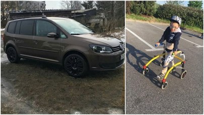 Ukradli auto ze sprzętem do rehabilitacji niepełnosprawnego 7-latka. Rodzice apelują