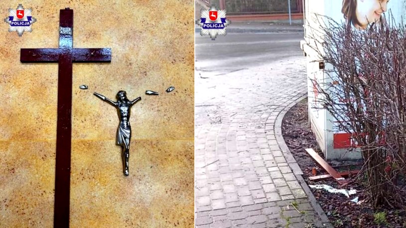 Ukradli krzyż z kościoła. Uszkodzili i wyrzucili krucyfiks