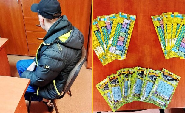Ukradli zdrapki i wrócili po wygraną. Zamiast fortuny czekała na nich policja 