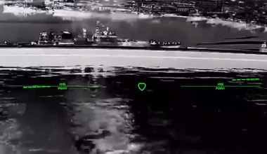 Ukraina atakuje rosyjską bazę. W akcji nowy uzbrojony dron morski 