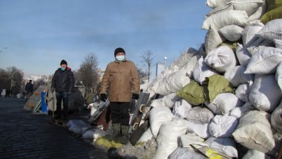 Ukraina: Barykady na Euromajdanie i zdobyty Dom