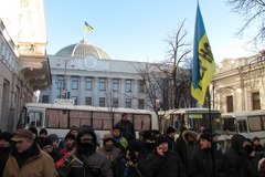 Ukraina: Blokada wokół parlamentu 